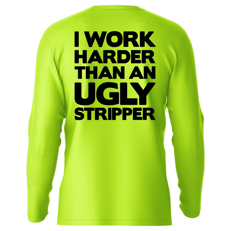 Load image into Gallery viewer, Work Harder - Hi-Visibility UPF 50 Long Sleeve Sun Shirt
