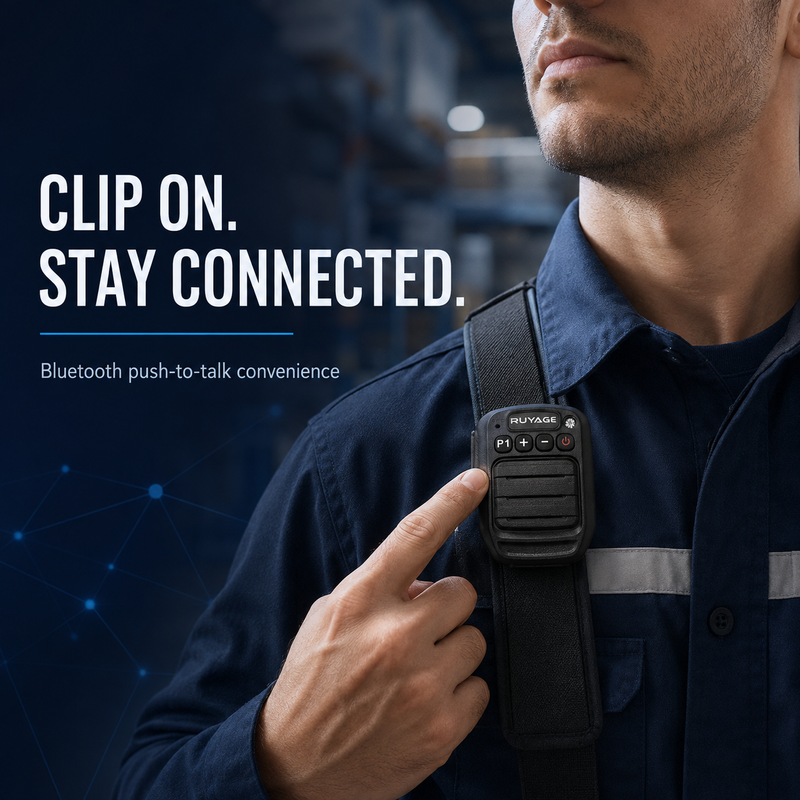 Load image into Gallery viewer, RUYAGE HB980 Bluetooth PTT Microphone for Zello – IP66
