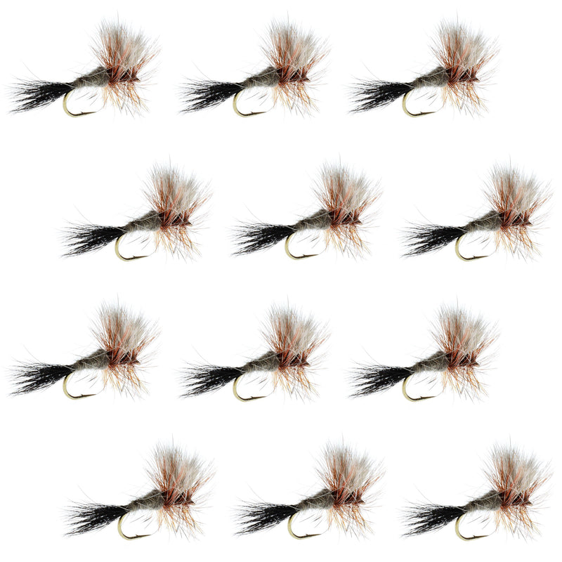 Load image into Gallery viewer, Ausable Wulff Classic Dry Fly 1 Dozen Flies  Hook Size 10
