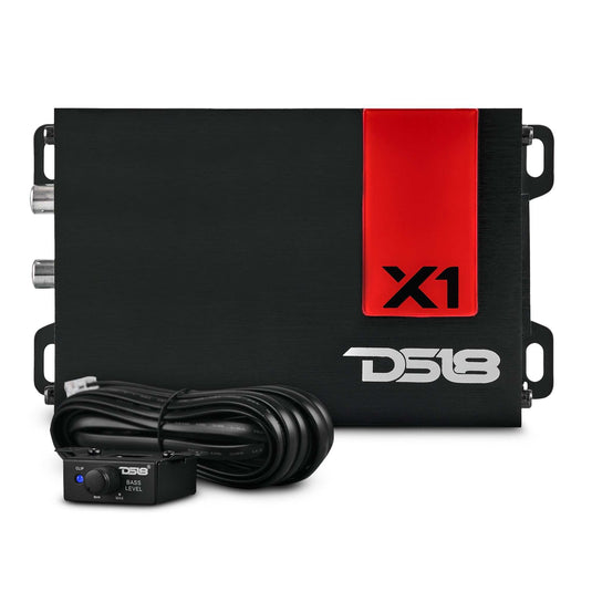 X 1-Channel Ultra Compact Class D Amplifier 300 Watts Rms @ 1-Ohm - Skoutley Outdoors LLC