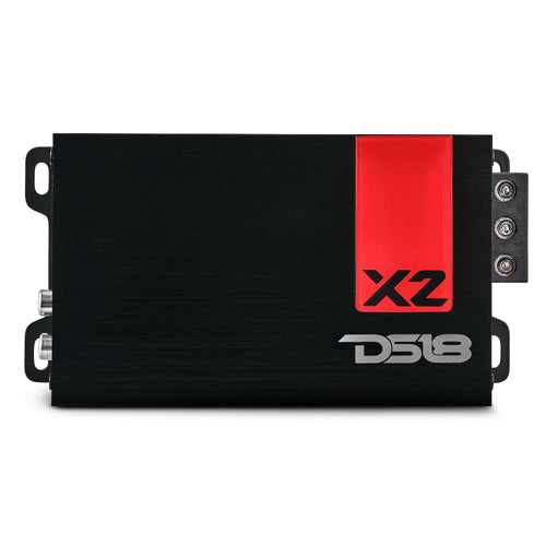 X 2-Channel Ultra Compact Class D Amplifier 2 x 140 Watts Rms @ 4-ohm - Skoutley Outdoors LLC