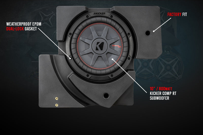 Load image into Gallery viewer, 2017-2026 CanAm Maverick X3 Underseat Driverside 10in Subwoofer
