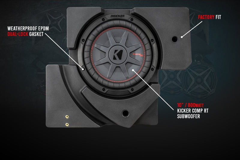Load image into Gallery viewer, 2017-2023 CanAm Maverick X3 Underseat Driverside 10in Subwoofer
