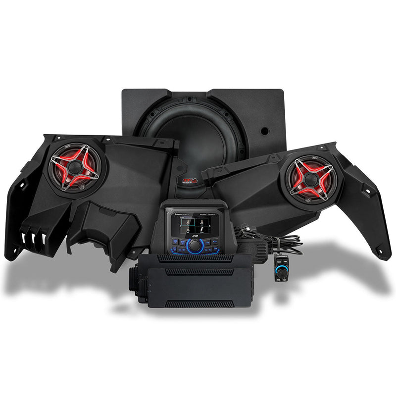 Load image into Gallery viewer, 2017-2026 Can-Am® X3, Phase-3 V-Spec 3-Speaker 1650watt System w/JVC
