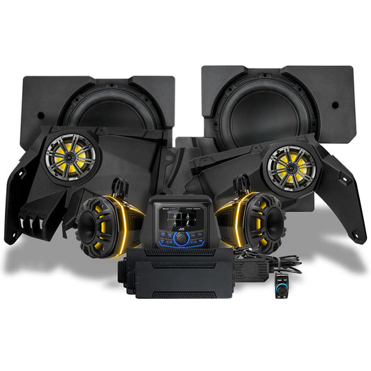 2017-2026 Can-Am® X3, Phase-6 K-Spec 6-Speaker 1650watt System w/JVC