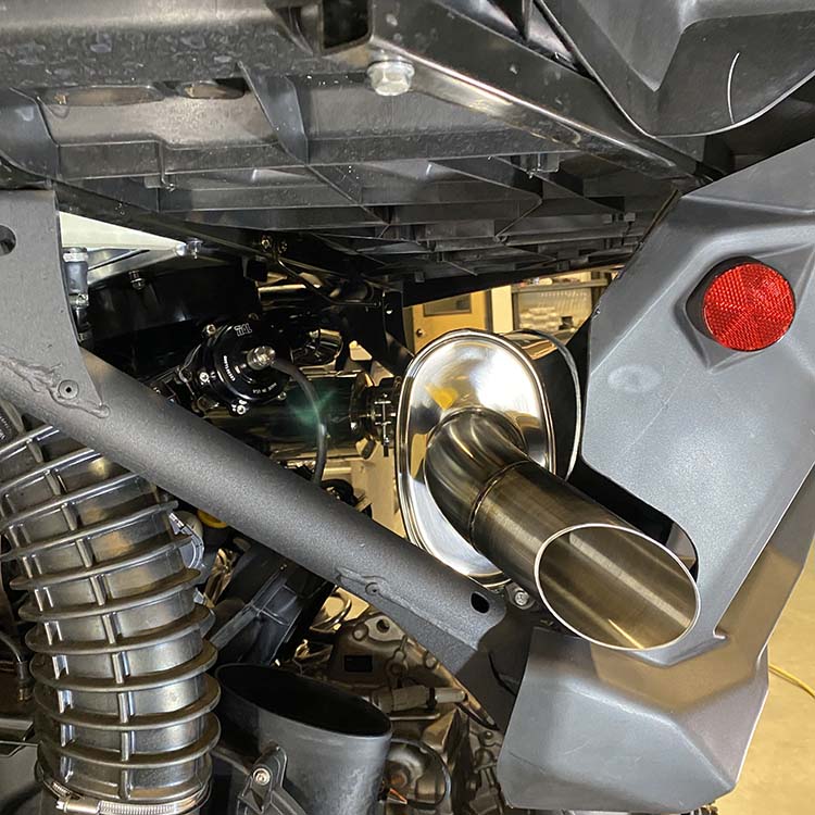 Load image into Gallery viewer, Treal Performance | 2017-2025 Can-Am Maverick X3 Trail Side Exit Exhaust System
