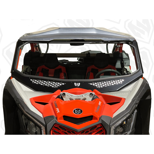 2017-2025 Can Am X3 Full Glass Windshield - Two Vent