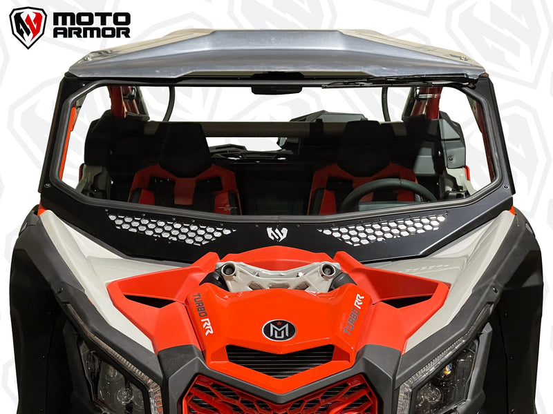 Load image into Gallery viewer, Maverick X3 Vented Full Glass Windshield
