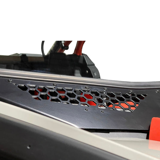Moto Armor Maverick X3 Vented Full Glass Windshield