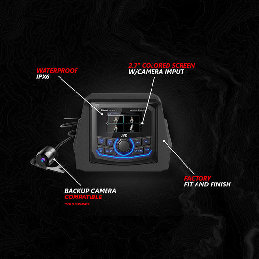 2017-2026 Can-Am® X3, Phase-2 A-Spec 4-Speaker System w/JVC