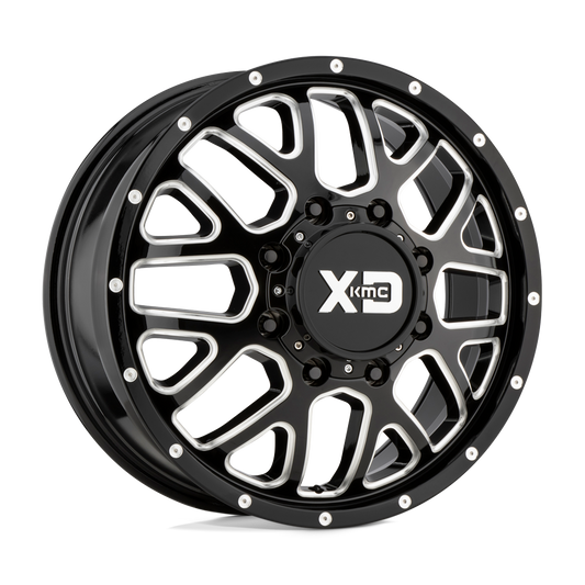 Xd Xd843 Grenade Dually Gloss Black Milled Front