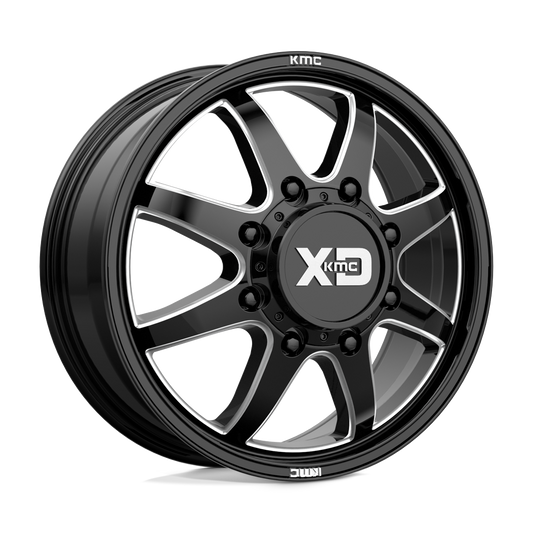 Xd Xd845 Pike Dually Gloss Black Milled Front