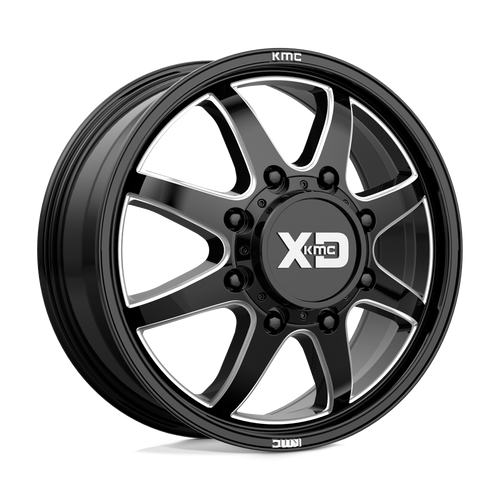 Xd Xd845 Pike Dually Gloss Black Milled Front