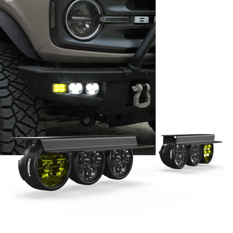 Load image into Gallery viewer, Fog Pocket LED Light Kit - Steel Bumper - Ford Bronco 2021 +
