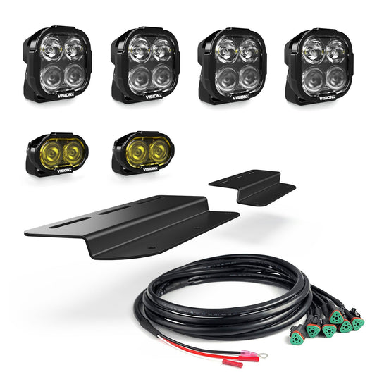 Fog Pocket LED Light Kit - Steel Bumper - Ford Bronco 2021 +