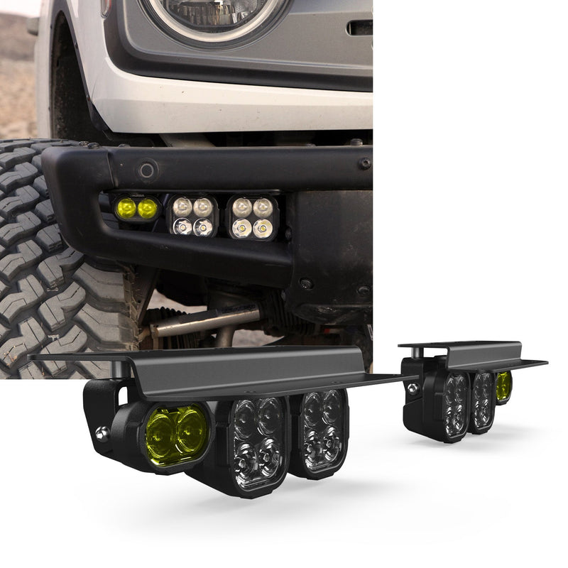 Load image into Gallery viewer, Fog Pocket LED Light Kit - Steel Bumper - Ford Bronco 2021 +
