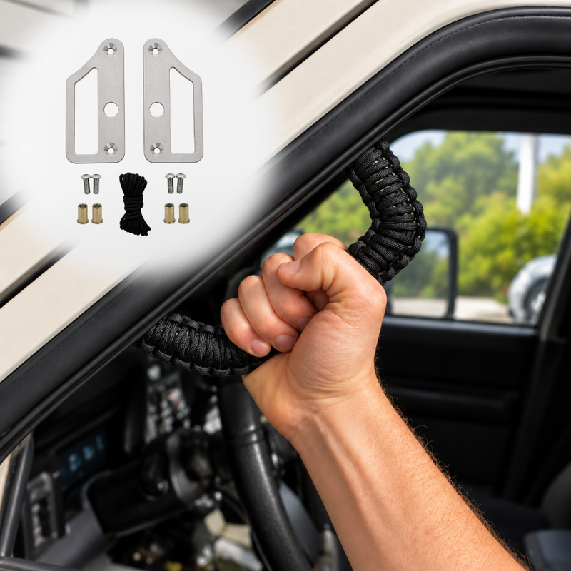 Load image into Gallery viewer, A Pillar Grab Handle Kit for Jeep XJ Cherokee
