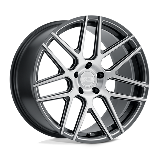 Xo Moscow Gl Gunmetal W/ Milled Spoke & Brush Silver Face