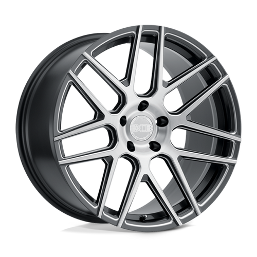 Xo Moscow Gl Gunmetal W/ Milled Spoke & Brush Silver Face