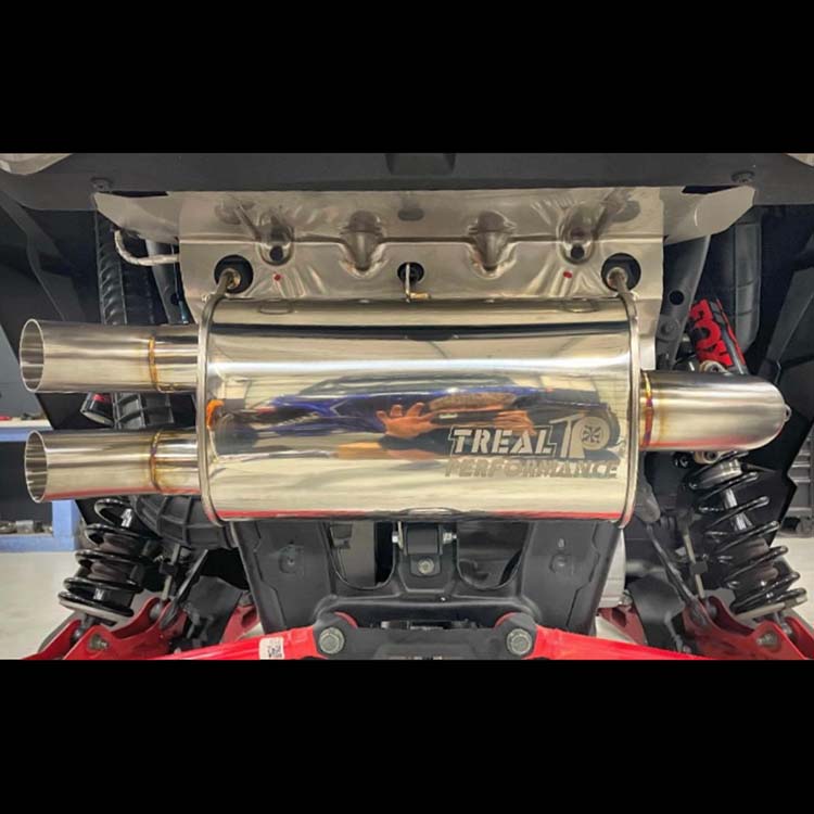 Load image into Gallery viewer, Treal Performance | 2016-2021 Polaris RZR XP Turbo / S "Slip On" Exhaust System
