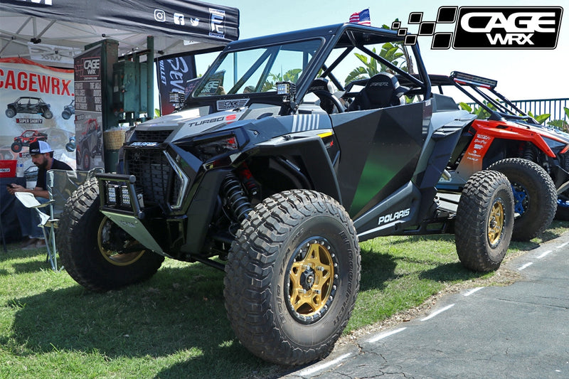 Load image into Gallery viewer, Polaris RZR XP (2019-2023/Turbo S) Glass Windshield | &quot;BAJA SPEC / COMPETITION CAGE&quot;
