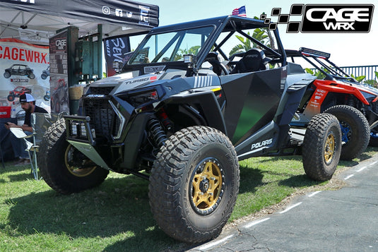 Polaris RZR XP (2019-2023/Turbo S) Glass Windshield | "BAJA SPEC / COMPETITION CAGE"