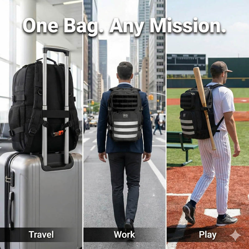 Load image into Gallery viewer, Riderbag Xtreme 30L Tactical Backpack - Black
