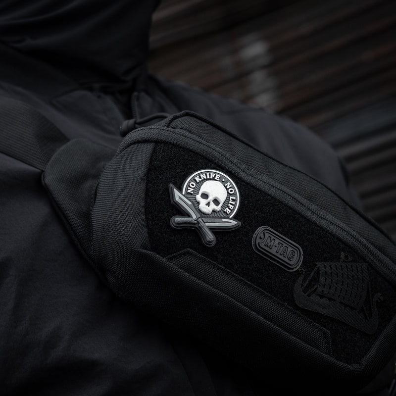 Load image into Gallery viewer, M-Tac patch No Knife - No Life 3D PVC

