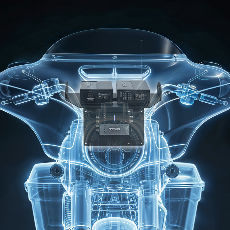 Load image into Gallery viewer, Harley-Davidson Street Glide Amplifier Rack for models 2014–2023
