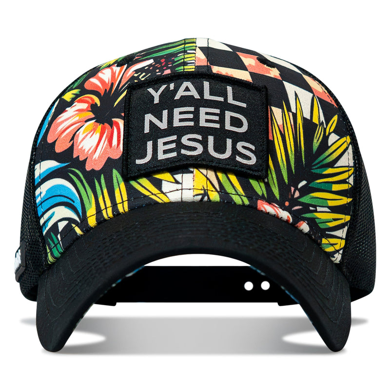 Load image into Gallery viewer, Y'all Need Jesus Patch Original Ripstop Snapback Hat

