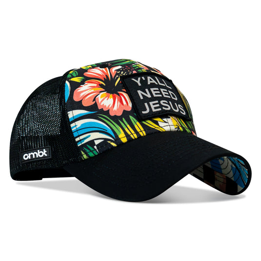 Y'all Need Jesus Patch Original Ripstop Snapback Hat
