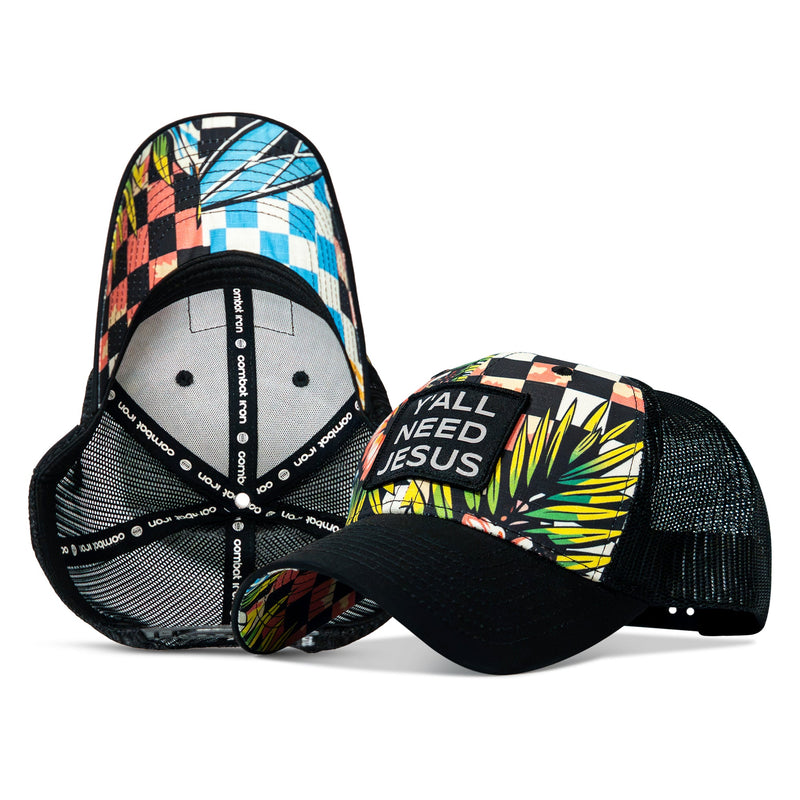 Load image into Gallery viewer, Y'all Need Jesus Patch Original Ripstop Snapback Hat
