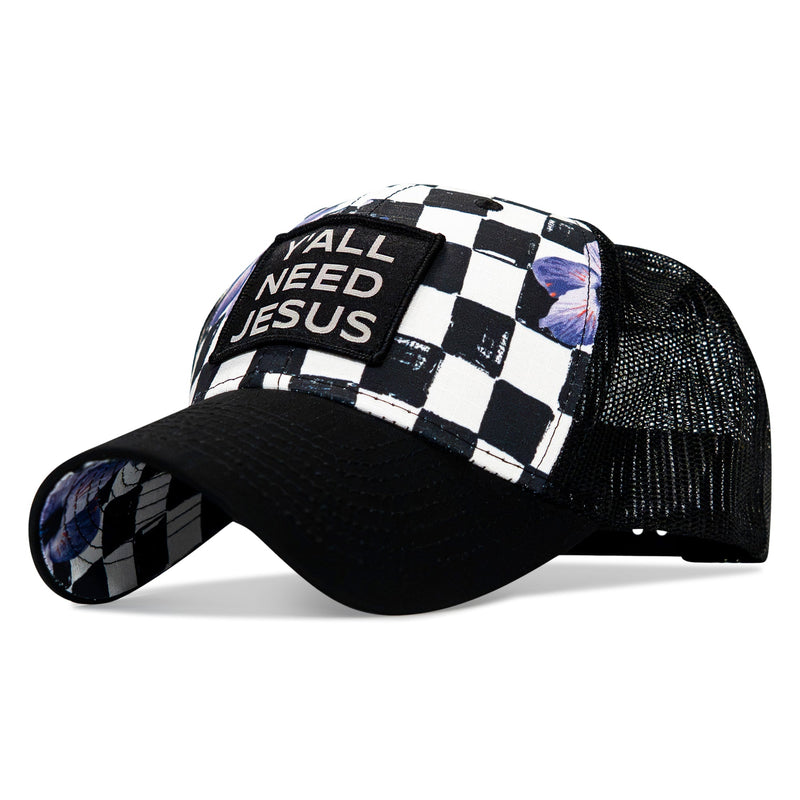 Load image into Gallery viewer, Y'all Need Jesus Patch Original Ripstop Snapback Hat
