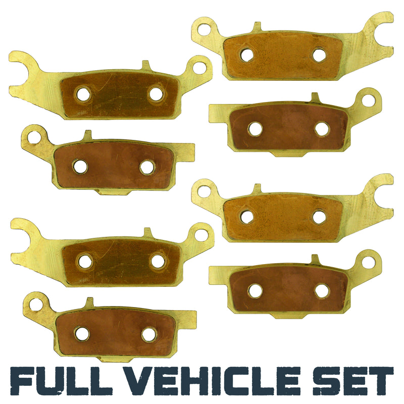Load image into Gallery viewer, Yamaha Grizzly 700/550 2007-2026 Brass Brake Pad Set
