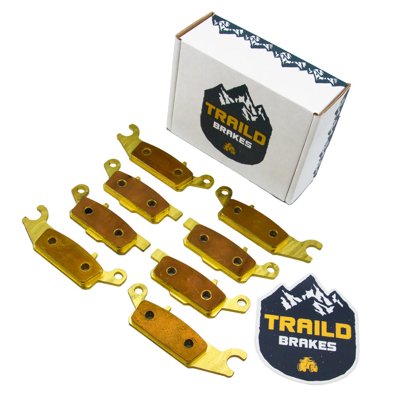 Load image into Gallery viewer, Yamaha Grizzly 700/550 2007-2026 Brass Brake Pad Set
