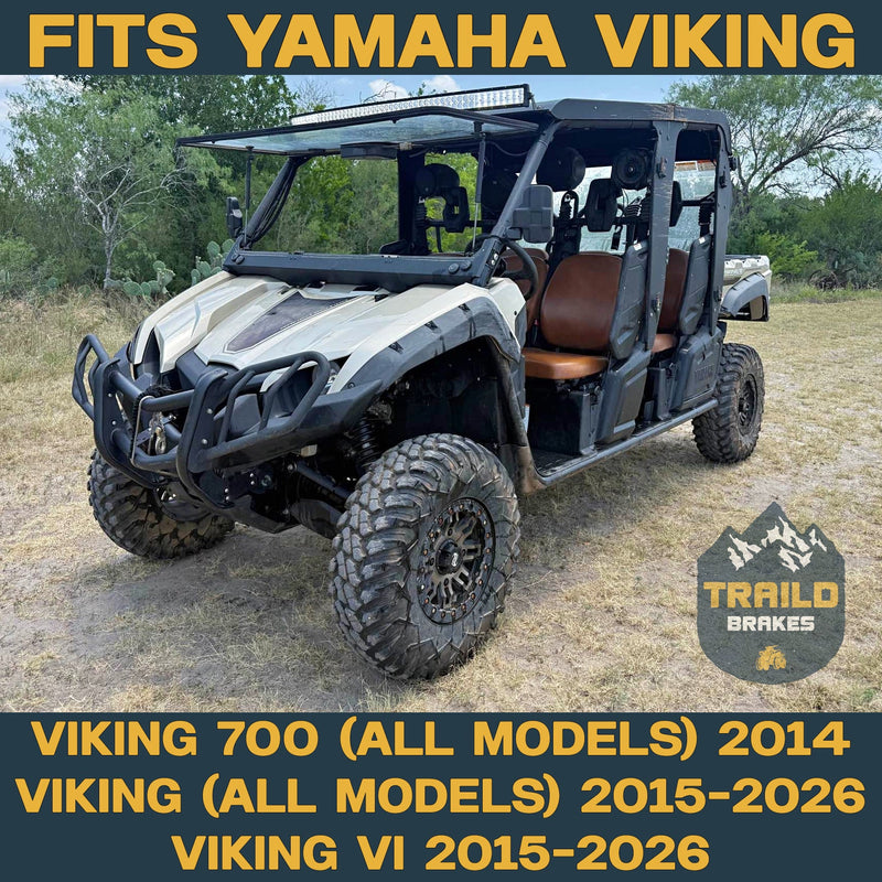 Load image into Gallery viewer, Yamaha Viking 700/Viking VI 2014-2026 Brass Brake Pad Set
