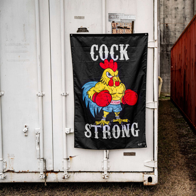 Load image into Gallery viewer, Cock Strong Boxing Chicken 3' X 5' Flag
