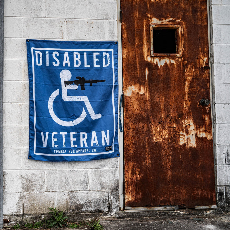 Load image into Gallery viewer, Disabled Veteran Sign 3&#39;x3&#39; Flag
