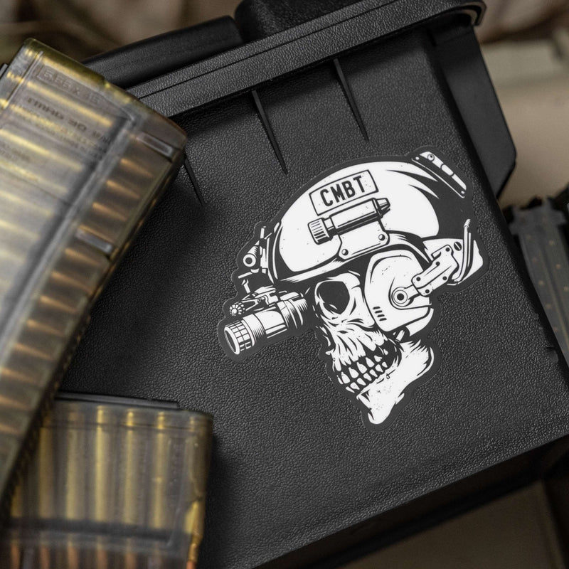 Load image into Gallery viewer, Skull Operator CMBT Decal Sticker
