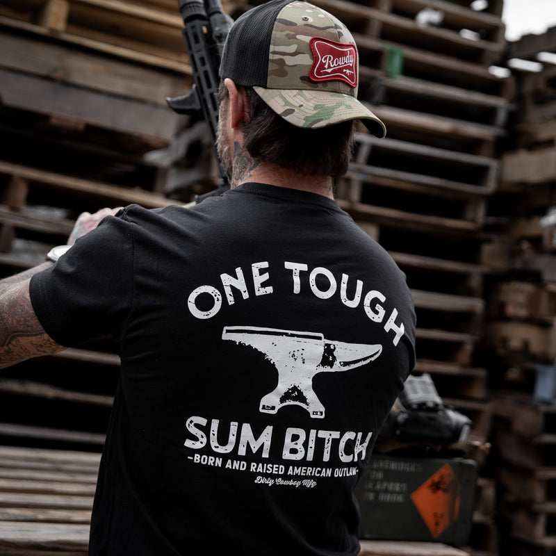 Load image into Gallery viewer, One Tough Sum Born and Raised American Outlaw Men&#39;s T-Shirt
