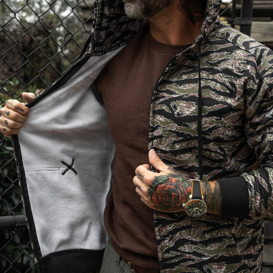 Men's Zip Up Fleece Lined Hoodie 2.0