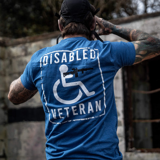 Disabled Veteran Handicap Men's T-Shirt