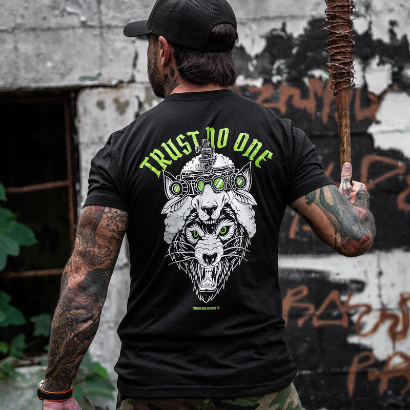 Load image into Gallery viewer, Trust No One Wolf Men&#39;s T-Shirt
