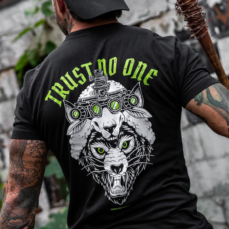 Load image into Gallery viewer, Trust No One Wolf Men&#39;s T-Shirt
