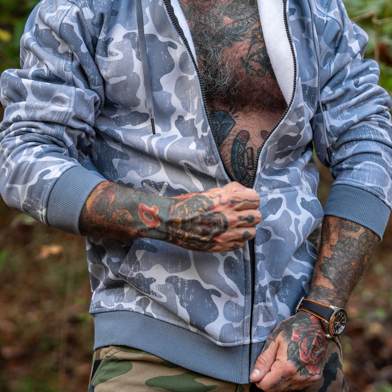 Load image into Gallery viewer, Men&#39;s Zip Up Fleece Lined Hoodie 2.0
