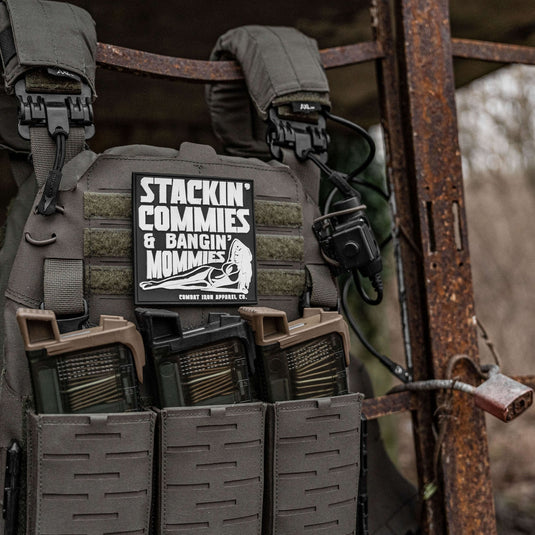 Stackin' Commies & Bangin' Mommies PVC Patch
