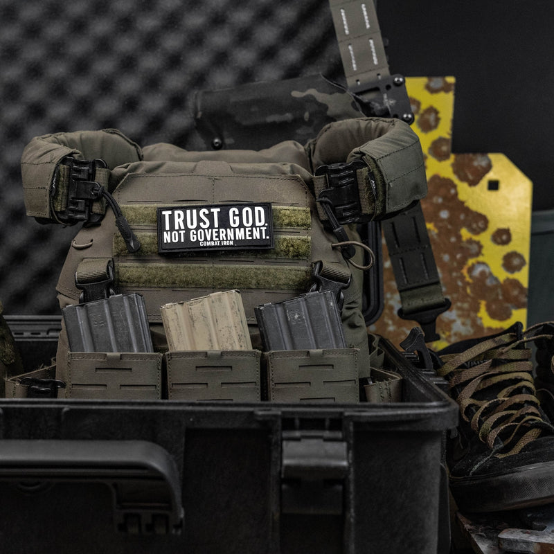 Load image into Gallery viewer, Trust God. Not Government. PVC Patch
