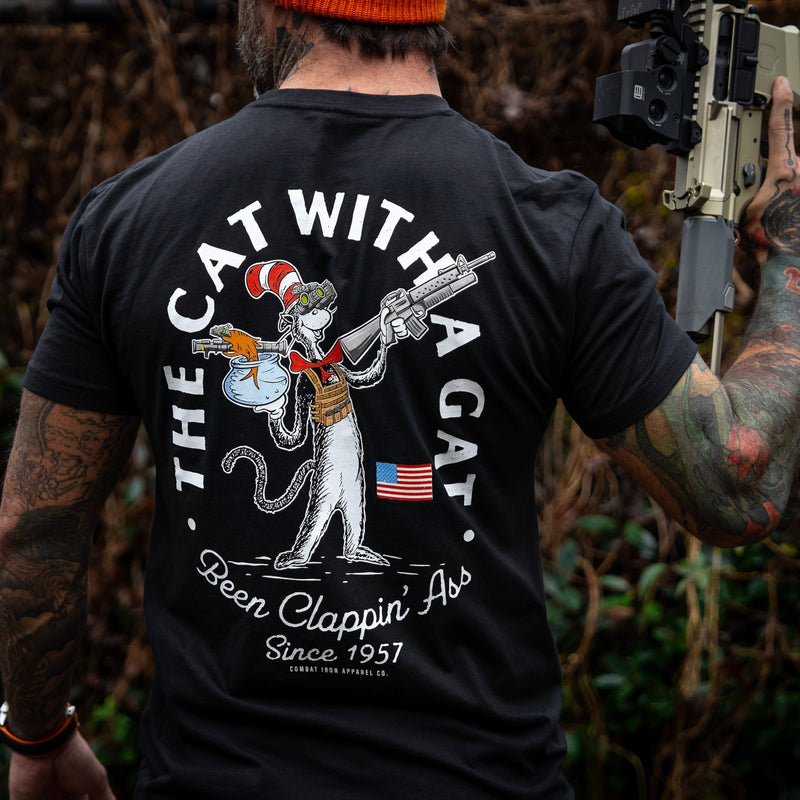 Load image into Gallery viewer, The Cat With A Gat Remix Men's T-Shirt
