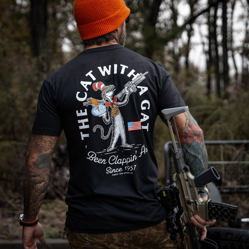 Load image into Gallery viewer, The Cat With A Gat Remix Men&#39;s T-Shirt
