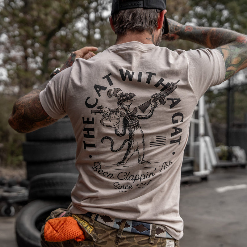 Load image into Gallery viewer, The Cat With A Gat Remix Men&#39;s T-Shirt
